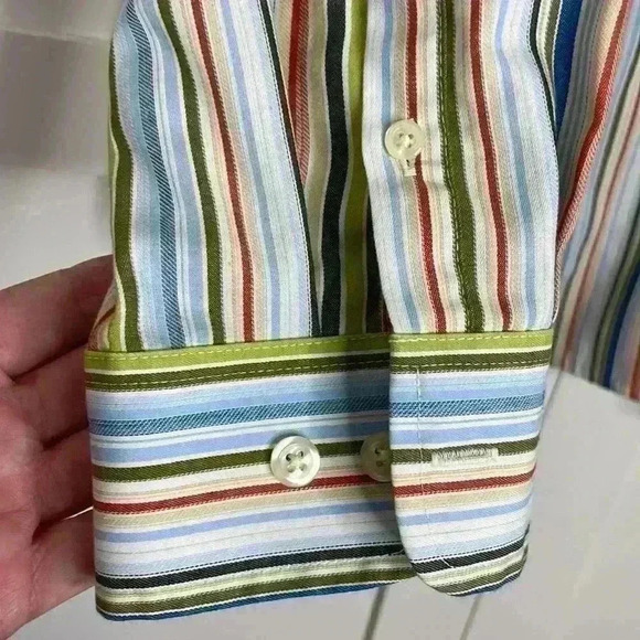 Orvis Striped Collared Button Drop Shirt - Picture 5 of 7